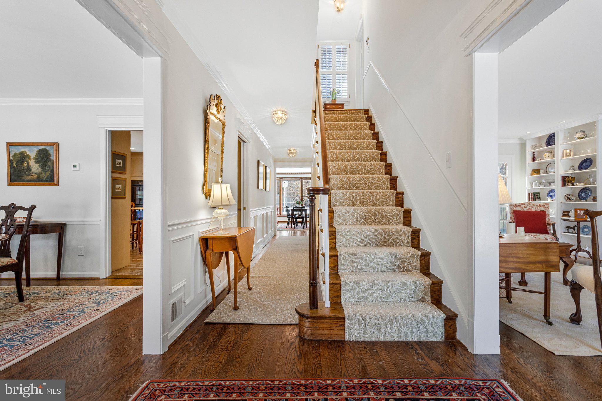 4512 Tournay Road Bethesda, MD 20816 - Photo 6 of 49 Center-hall view from front entrance foyer