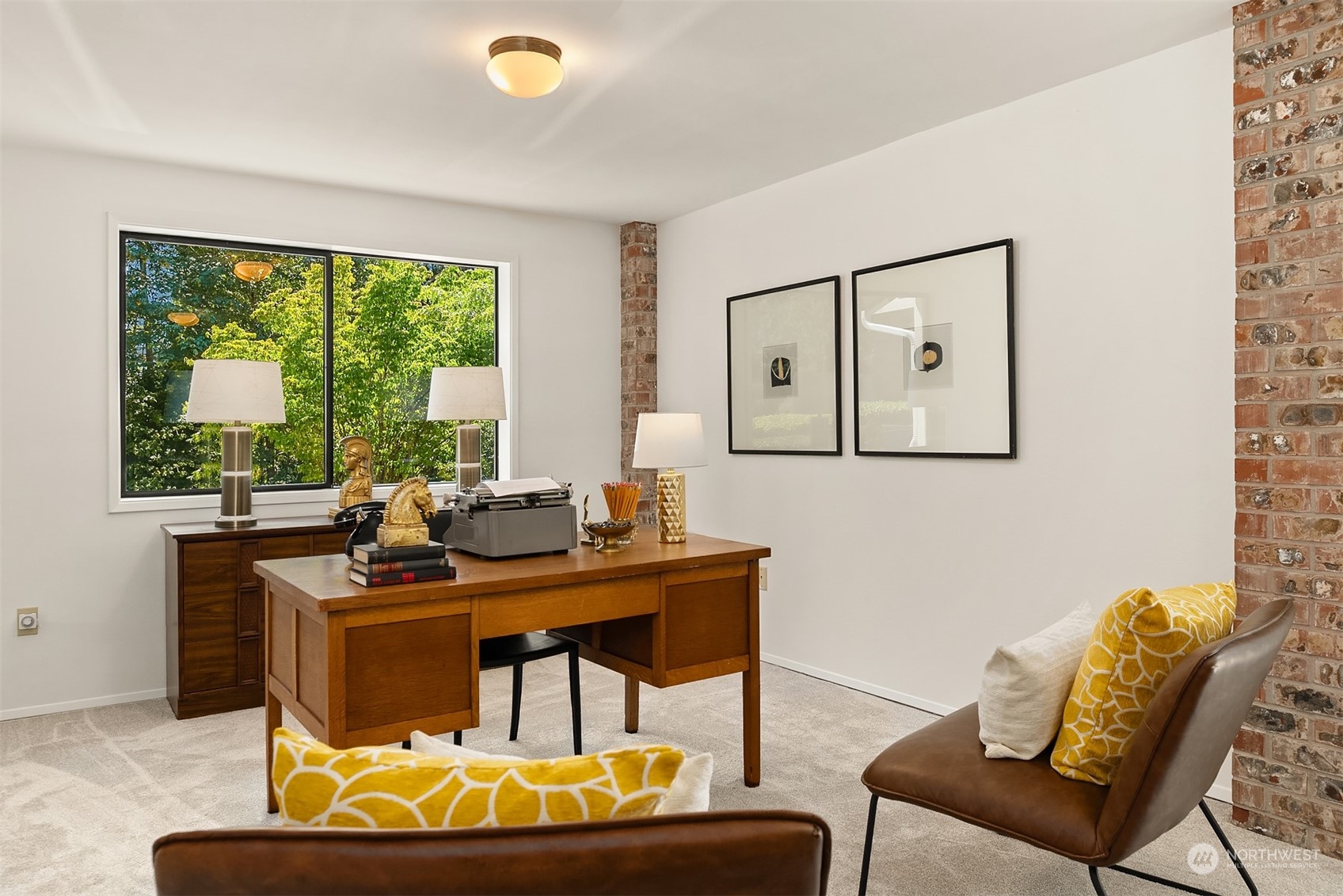 16254 Southeast 144th Street Renton, WA 98059 - Photo 13 of 29 a view of a workspace with furniture and a window