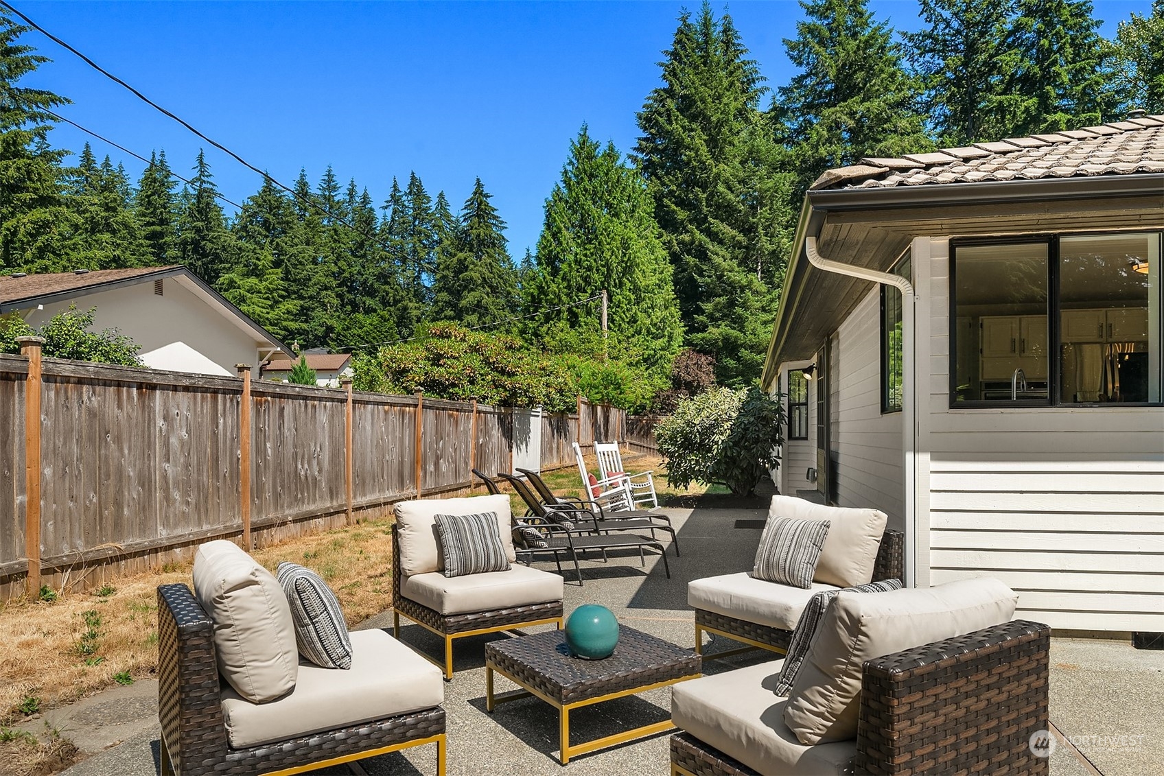 16254 Southeast 144th Street Renton, WA 98059 - Photo 22 of 29 a view of a patio on the deck