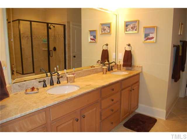 803 Running Brook Trail Raleigh, NC 27609 - Photo 11 of 21 Dual vanities with granite counter top!