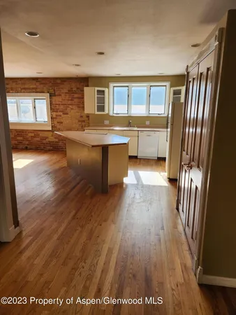 wooden floor with a window