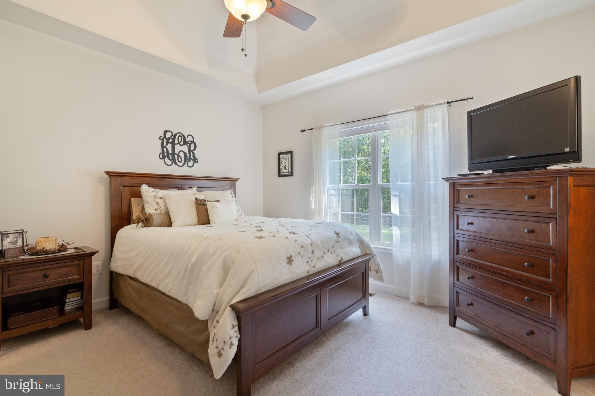 8289 Swan Woods Road Rhoadesville, VA 22542 - Photo 16 of 32 Lovely Master Bedroom with tray ceiling & fan