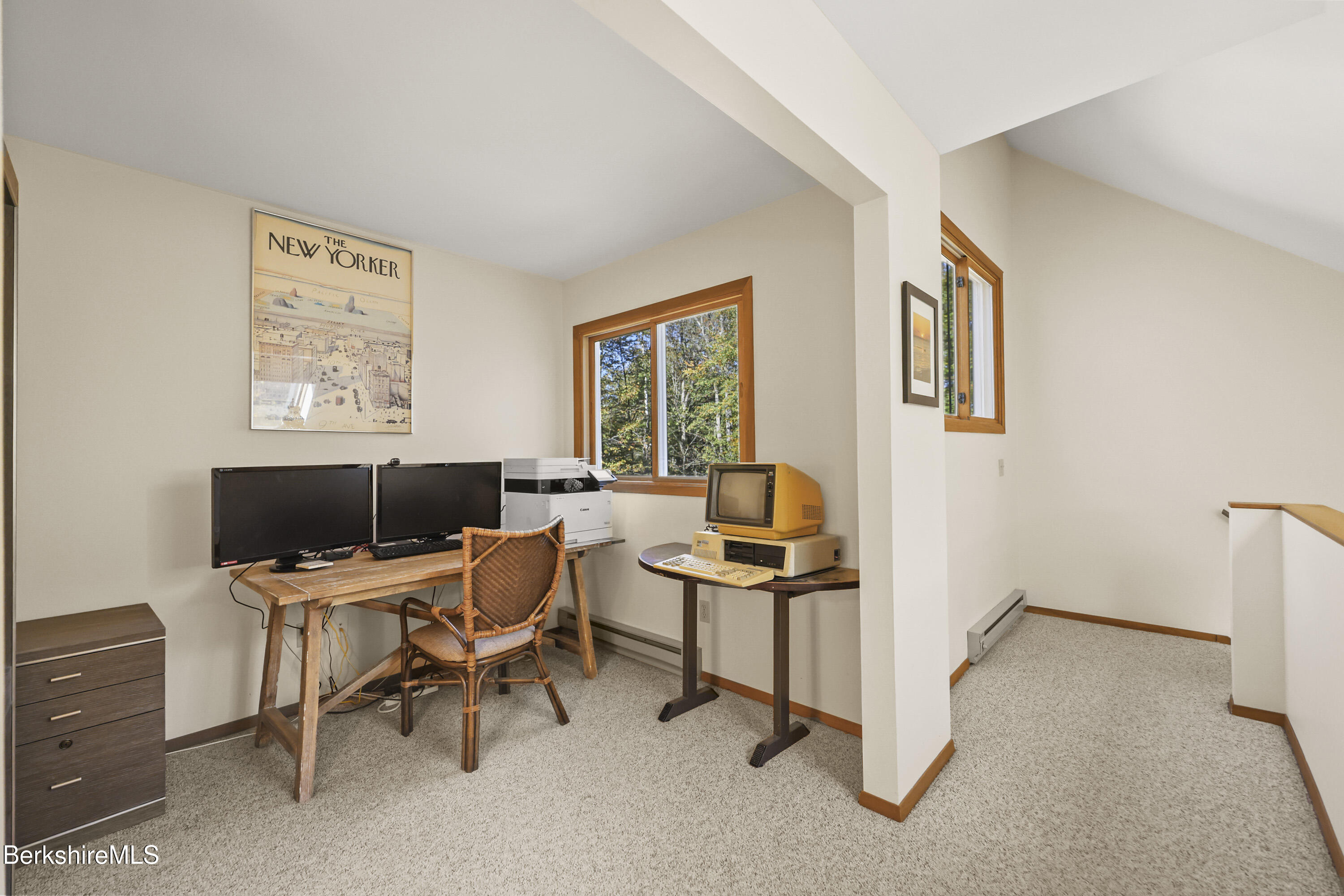 337 Captain Whitney Road Becket, MA 01223 - Photo 28 of 53 a view of a workspace with a window