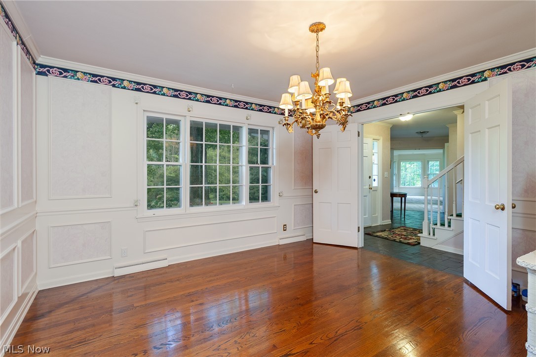 968 Rolling Meadows Road Akron, OH 44333 - Photo 8 of 35 Formal Dining off Kitchen with French doors leading to entrance way