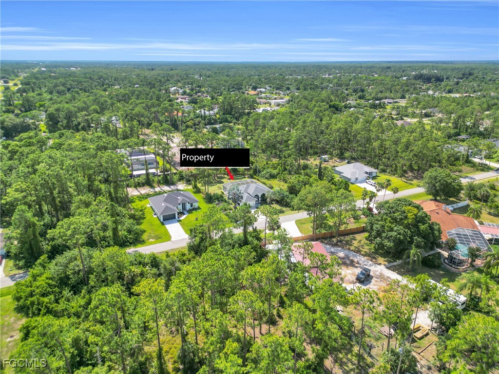 809 Hamilton Avenue Lehigh Acres, FL 33972 - Photo 20 of 25 a view of a city with lush green forest
