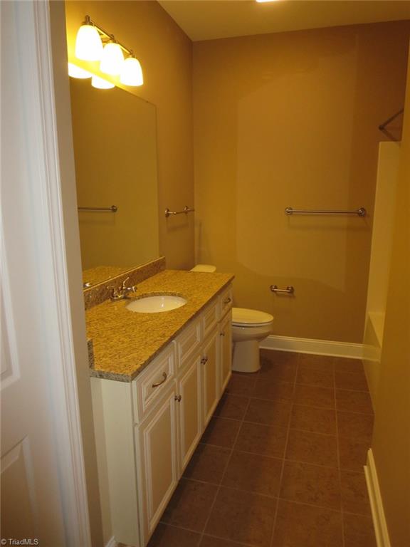 2022 Springwood Road Asheboro, NC 27205 - Photo 17 of 20 Hall Bath - Granite Countertop, Ceramic Tile Floor