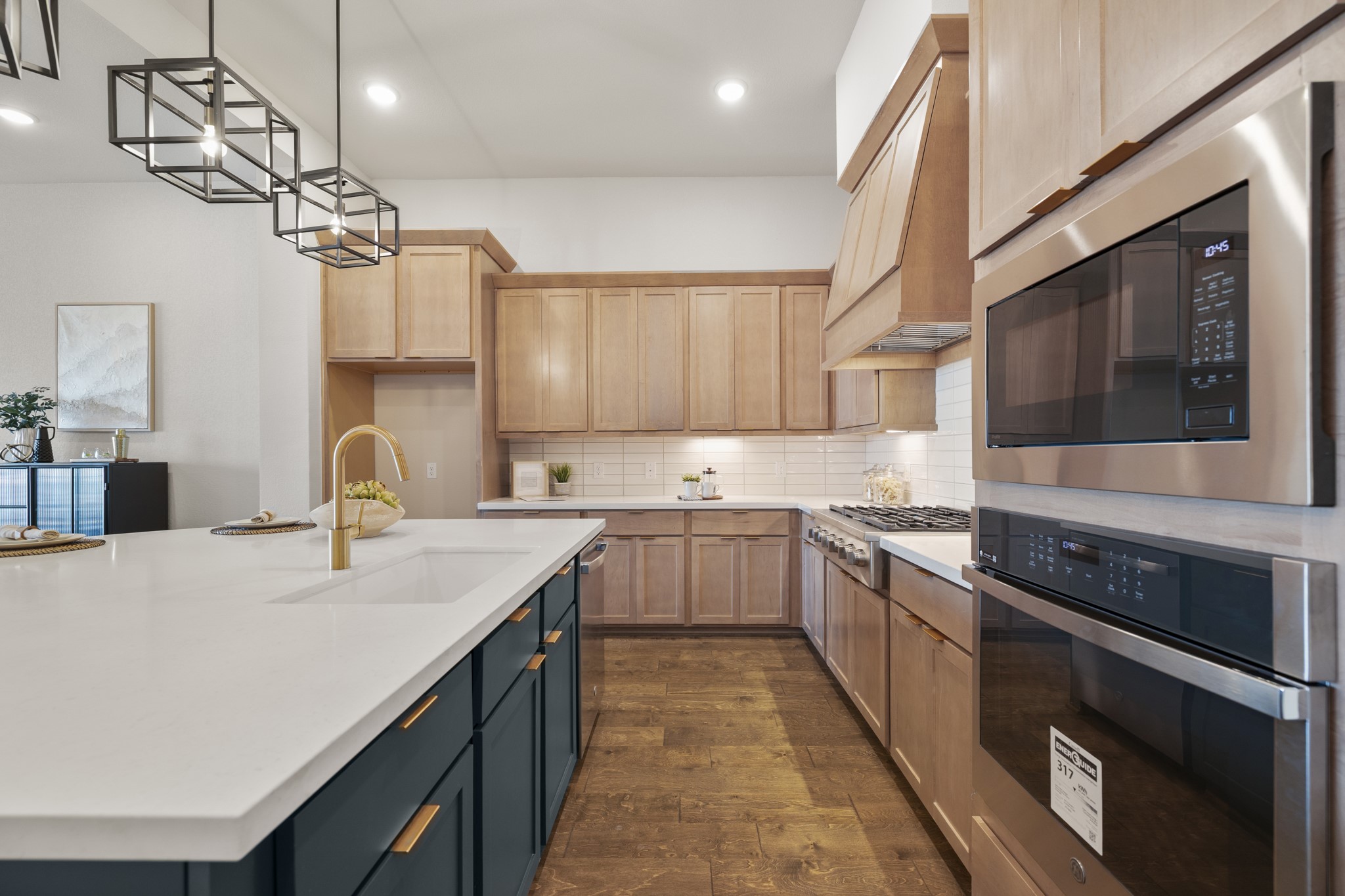 4412 Tucker Lane Seabrook, TX 77586 - Photo 7 of 41 a kitchen with granite countertop a sink stainless steel appliances and cabinets