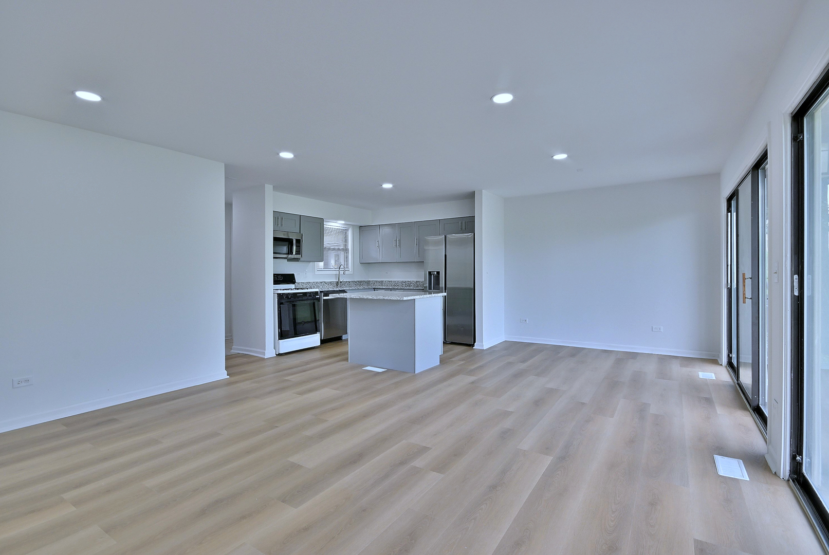 1395 Alpine Court, Unit C Hanover Park, IL 60133 - Photo 12 of 31 a view of kitchen with wooden floor