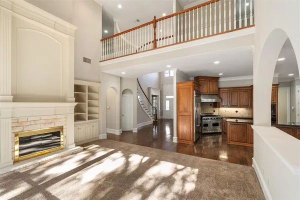 a view of a living room