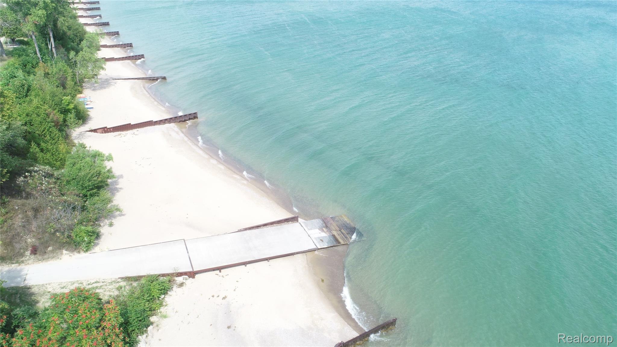 7428 Grove Road Lexington, MI 48450 - Photo 39 of 39 Aerial view of a nearby body of water