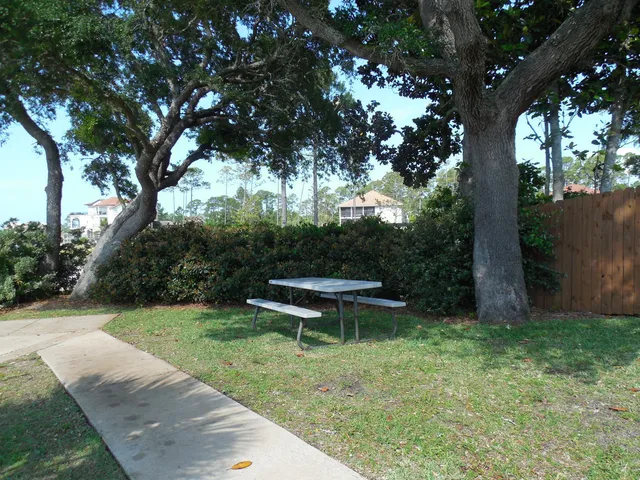 a view of a lake with boats