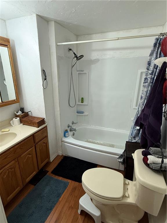 802 8th Street Mather, PA 15346 - Photo 11 of 27 a bathroom with a granite countertop toilet sink and mirror