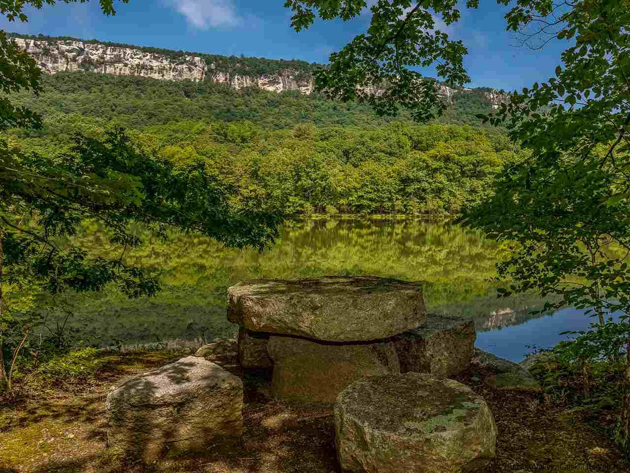 31 Sparkling Ridge Road New Paltz, NY 12561 - Photo 3 of 35 Stone table and view