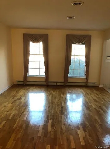 a view of an ocean and beach