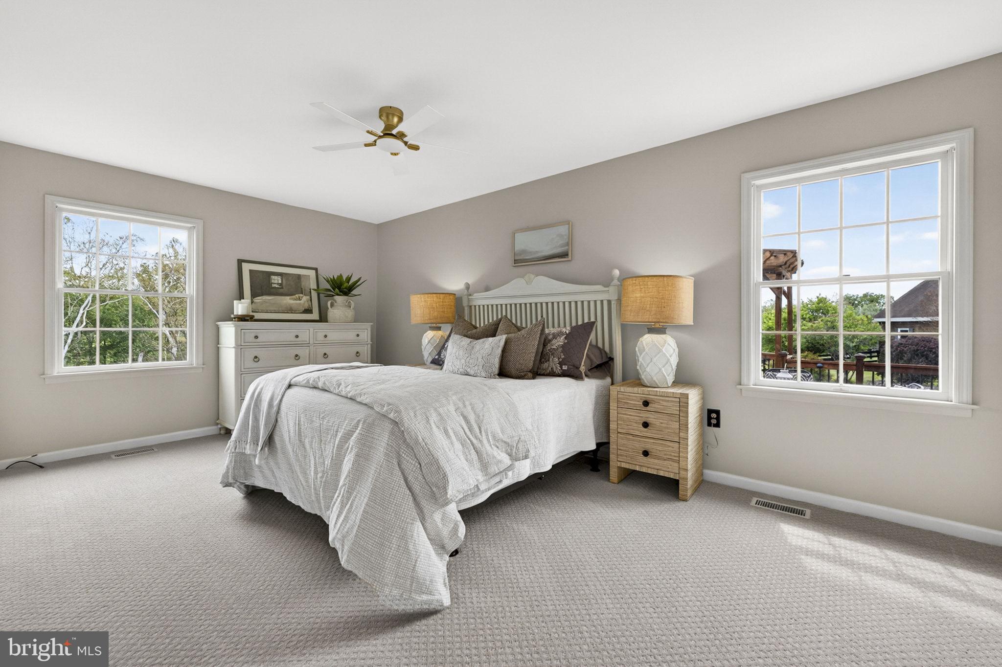 18654 Airmont Road Purcellville, VA 20132 - Photo 39 of 82 Primary bedroom with beautiful views