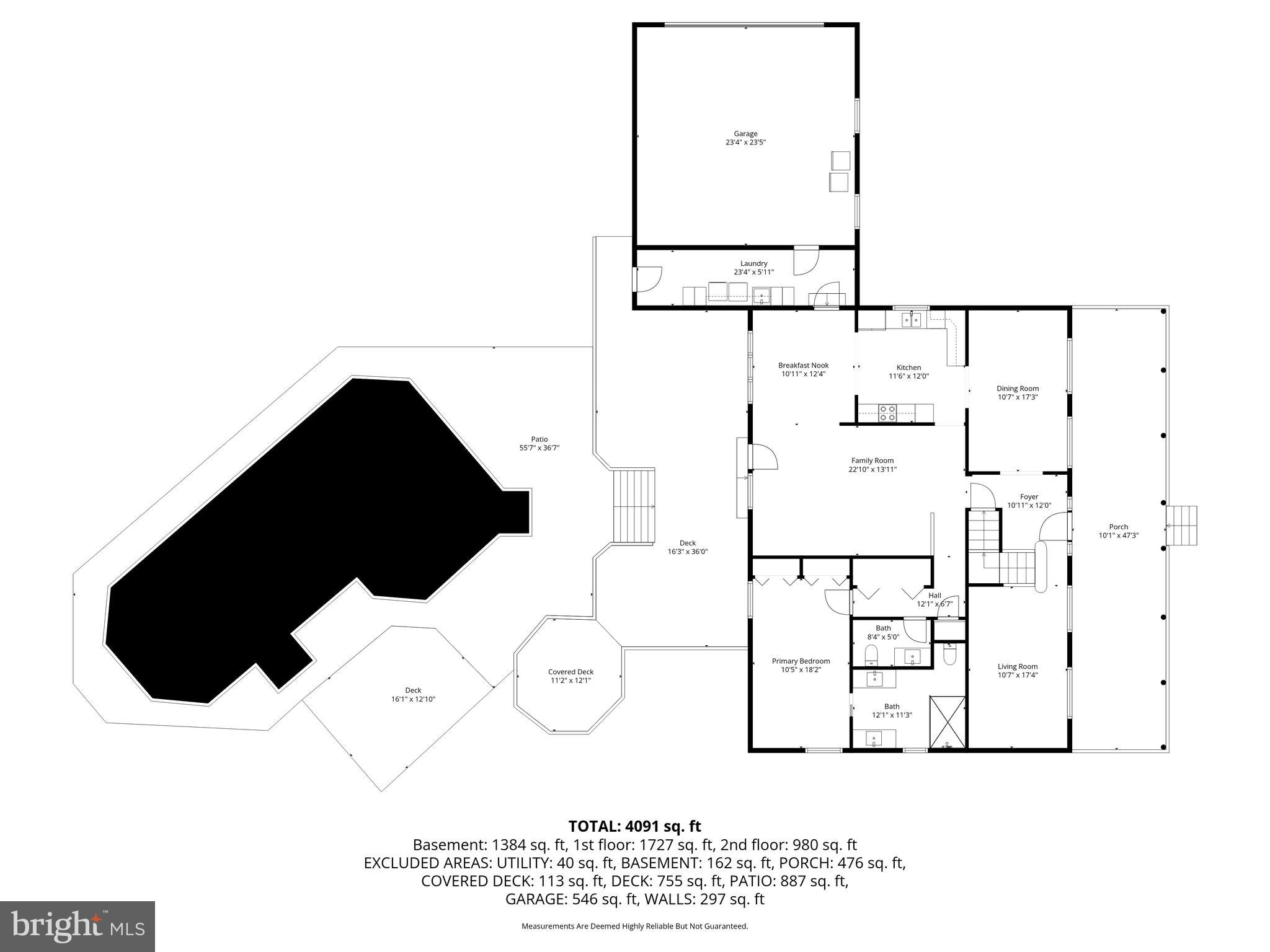 18654 Airmont Road Purcellville, VA 20132 - Photo 80 of 82 Main level floor plan
