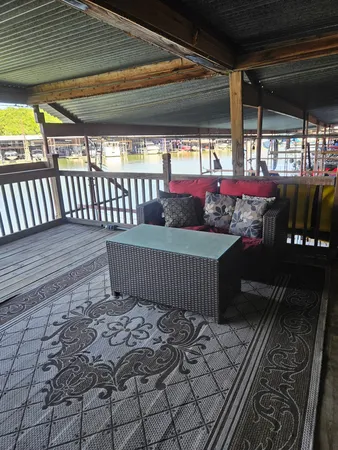 a view of a porch