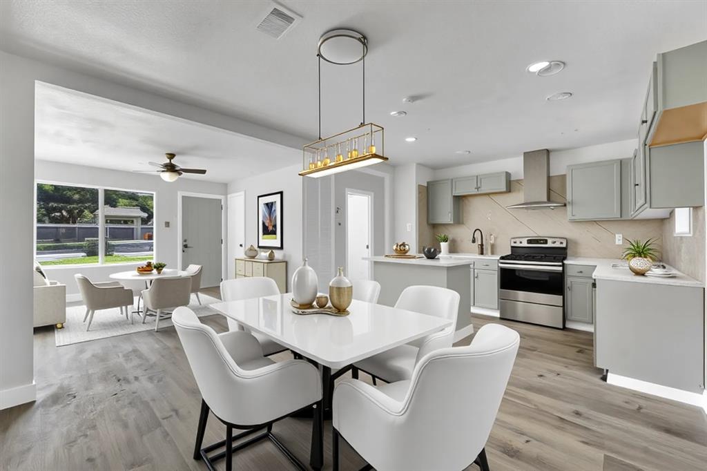 1507 East Lovers Lane Arlington, TX 76010 - Photo 6 of 18 a view of a dining room with furniture window and wooden floor