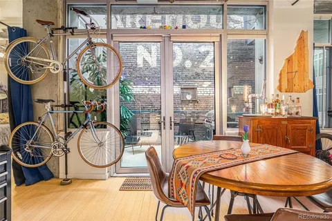 a room with musical instruments