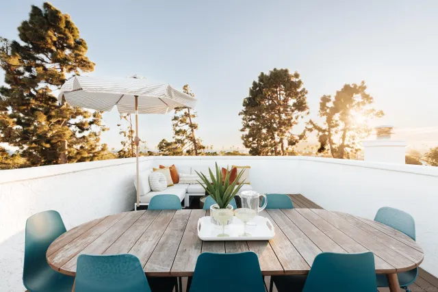 an aerial view of a city with lots of residential buildings
