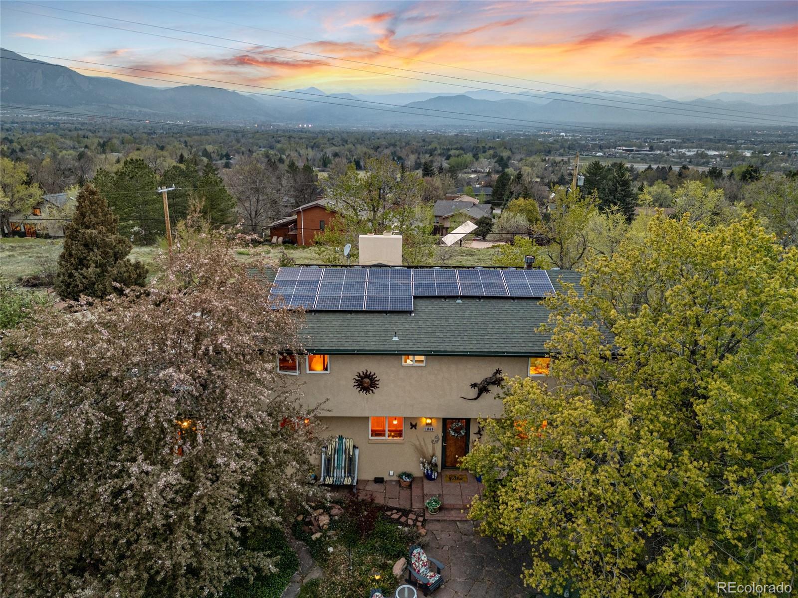 1069 Crestmoor Drive Boulder, CO 80303 - Photo 2 of 45 an aerial view of a house with a yard