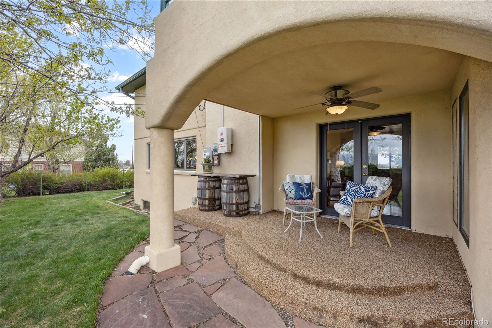1069 Crestmoor Drive Boulder, CO 80303 - Photo 33 of 45 a view of a house with backyard porch and sitting area