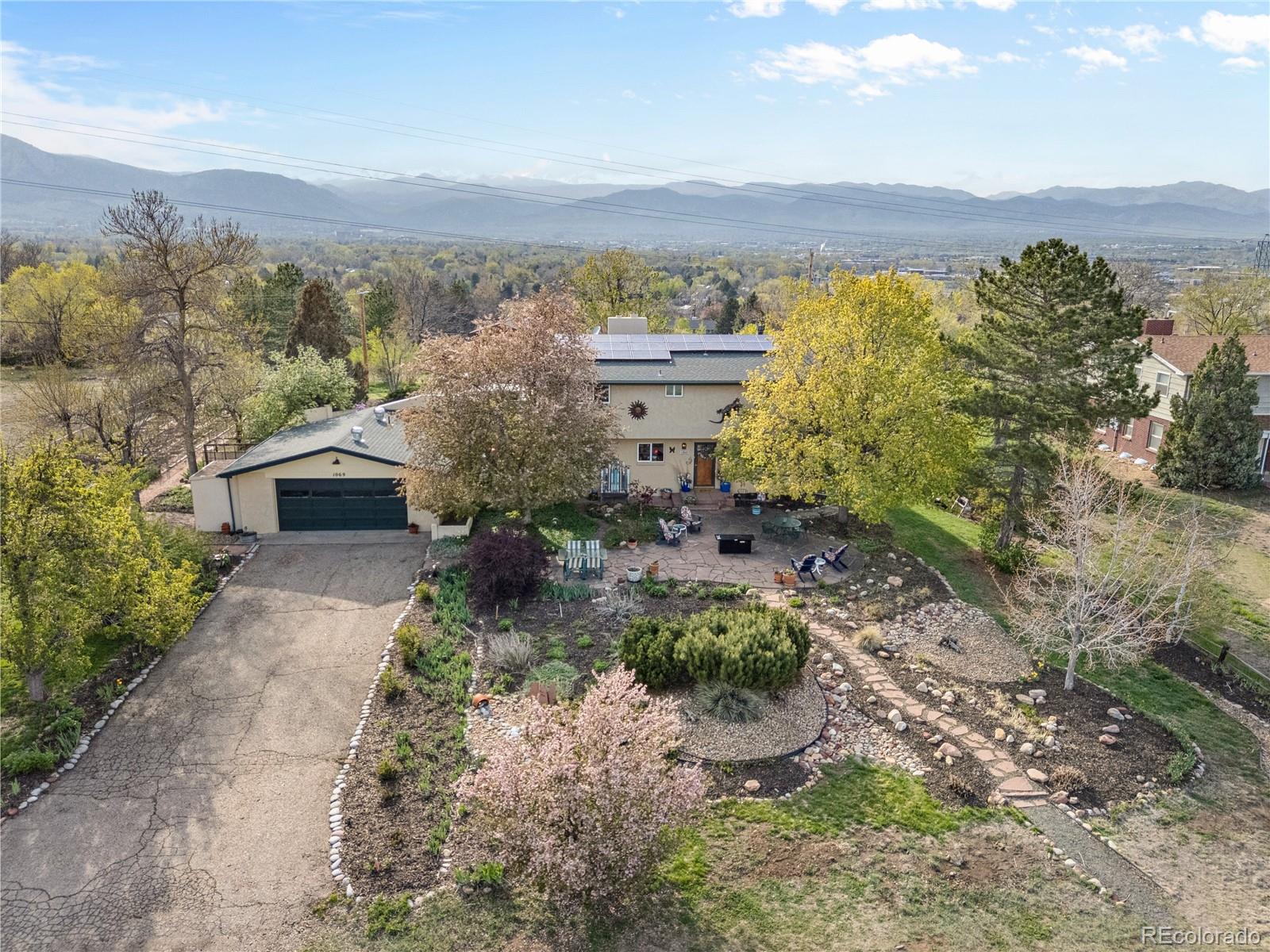 1069 Crestmoor Drive Boulder, CO 80303 - Photo 38 of 45 a view of a city and mountains