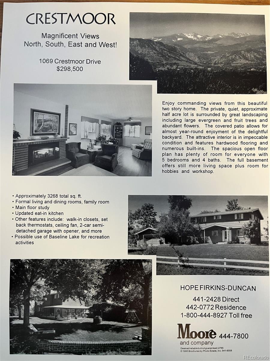 1069 Crestmoor Drive Boulder, CO 80303 - Photo 43 of 45 a black and white photo of a kitchen