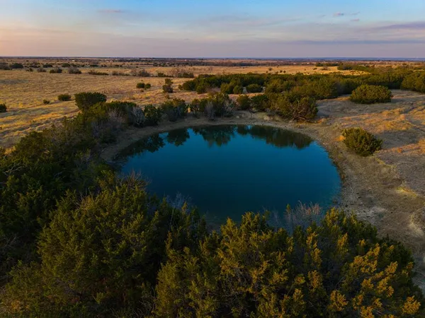 a view of a lake with outdoor space