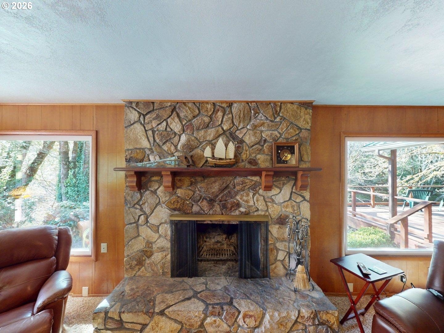 1008 Winchuck River Road Brookings, OR 97415 - Photo 21 of 48 Fireplace Wood