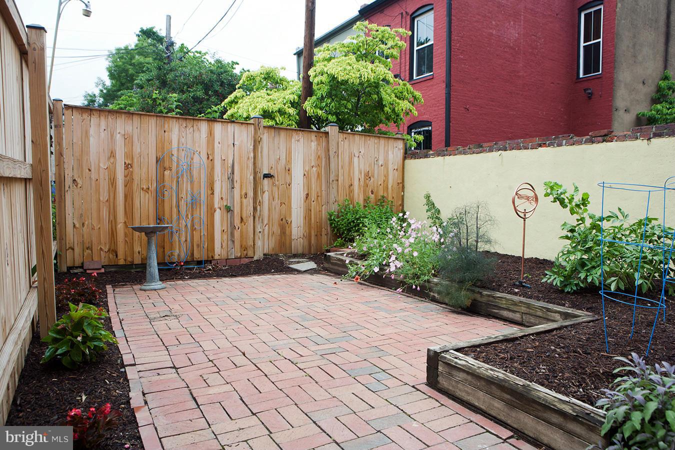 312 5th Street Northeast Washington, DC 20002 - Photo 12 of 30 Rear Yard Patio Northwest