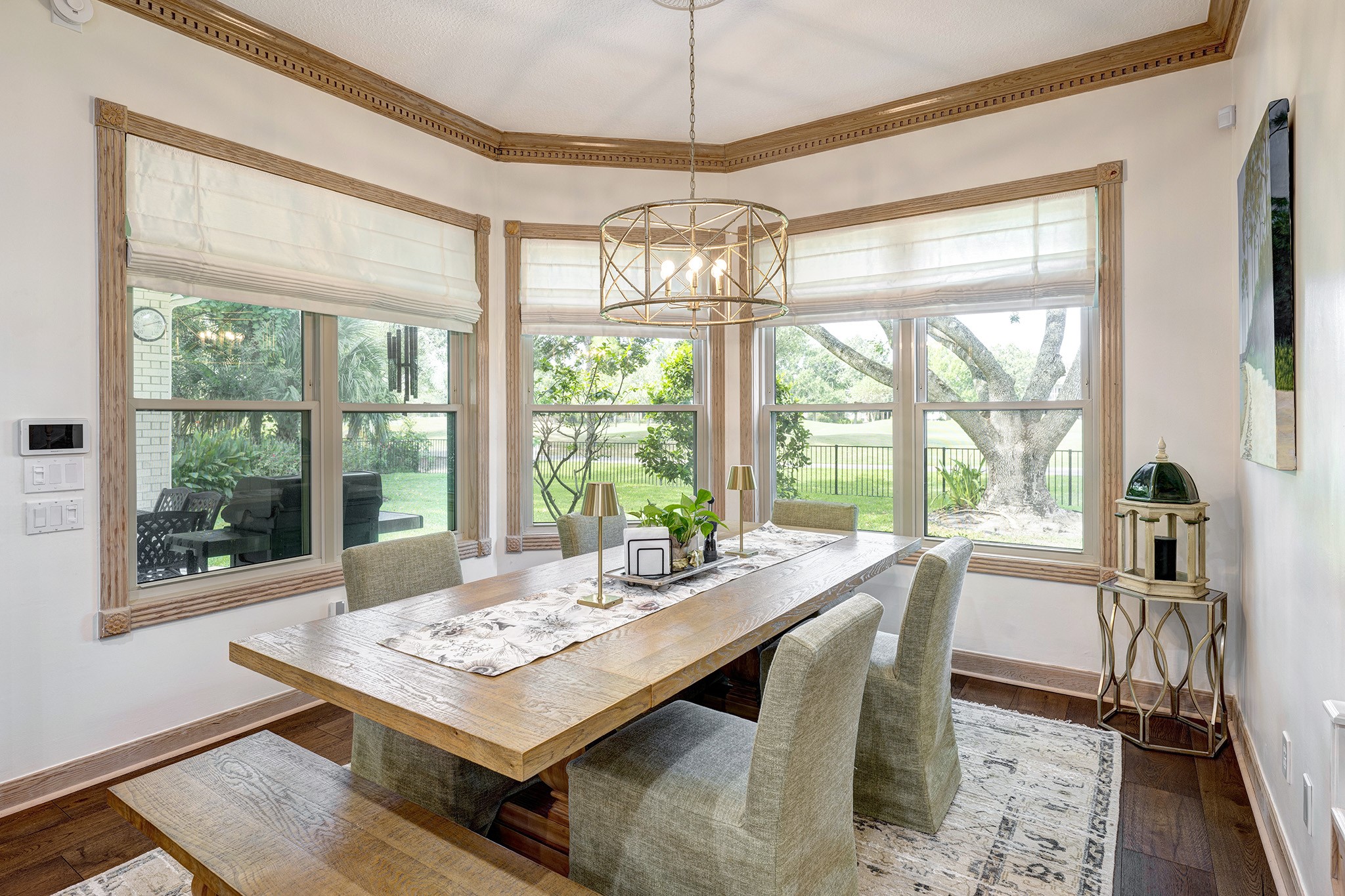 14310 Spring Maple Lane Houston, TX 77062 - Photo 12 of 40 a view of a dining room with furniture window and outside view