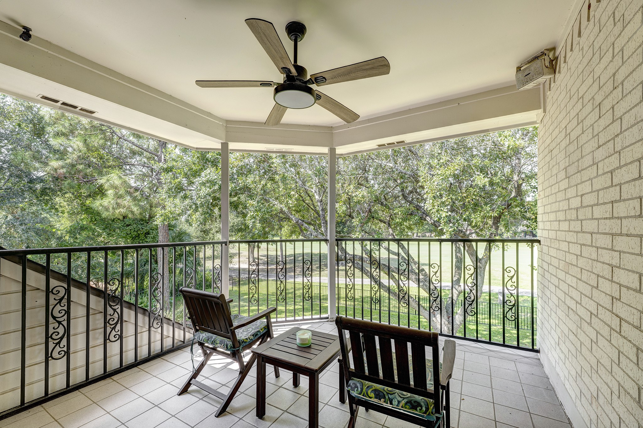 14310 Spring Maple Lane Houston, TX 77062 - Photo 20 of 40 a view of a balcony with furniture