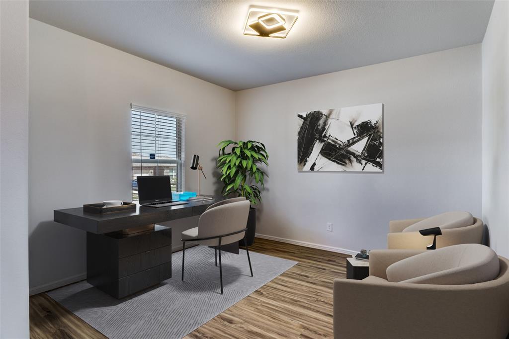516 Palmito Ranch Road Fort Worth, TX 76131 - Photo 9 of 32 a living room with furniture a potted plant and a window