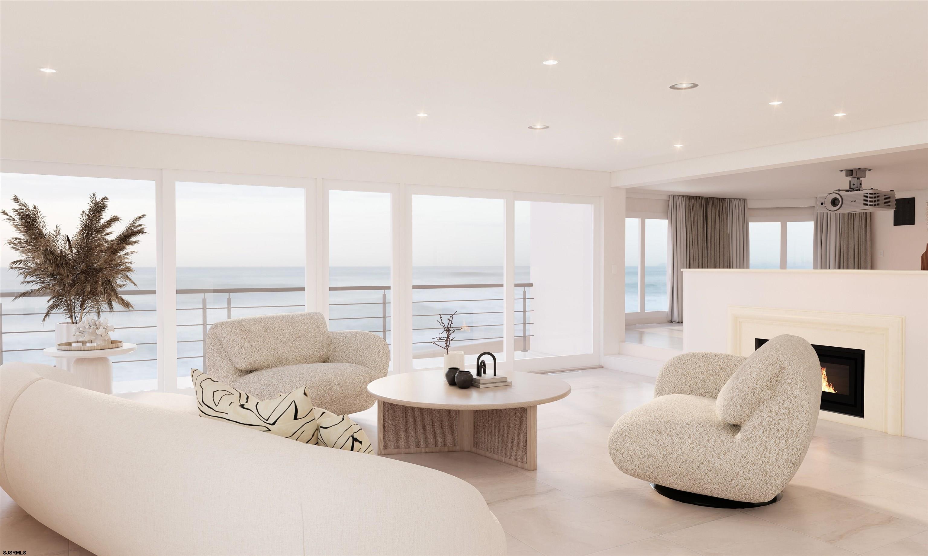 9 Point Drive Longport, NJ 08403 - Photo 15 of 38 a living room with furniture and a large window