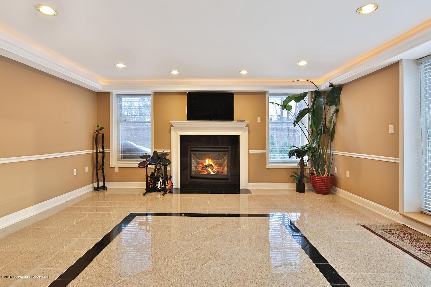 263 South Holland Road Holmdel, NJ 07733 - Photo 21 of 34 Lower Level Walk Out with Gas Fireplace