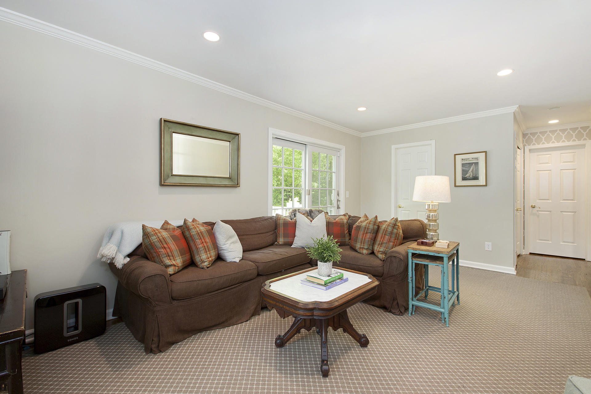 17 Old Oak Road Darien, CT 06820 - Photo 14 of 28 a living room with furniture and a window