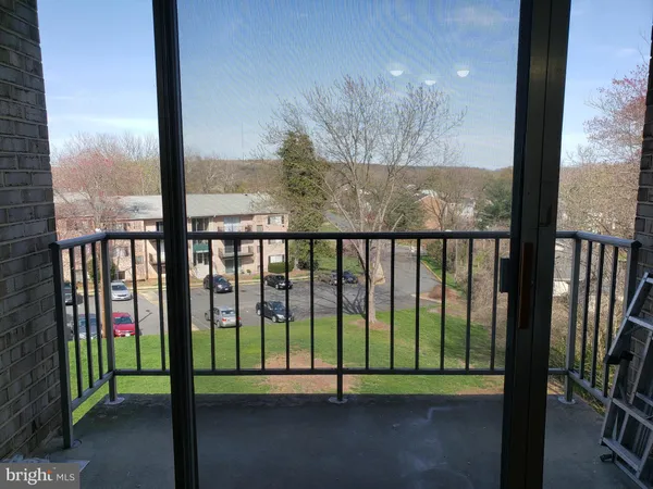 a view of a balcony