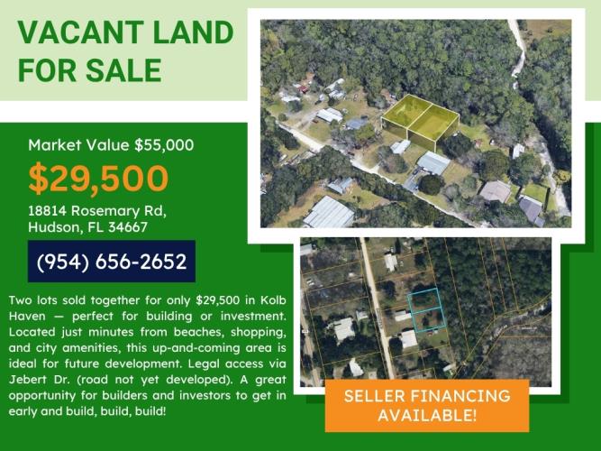 18814 Rosemary Road Aripeka, FL 34679 - Photo 1 of 16