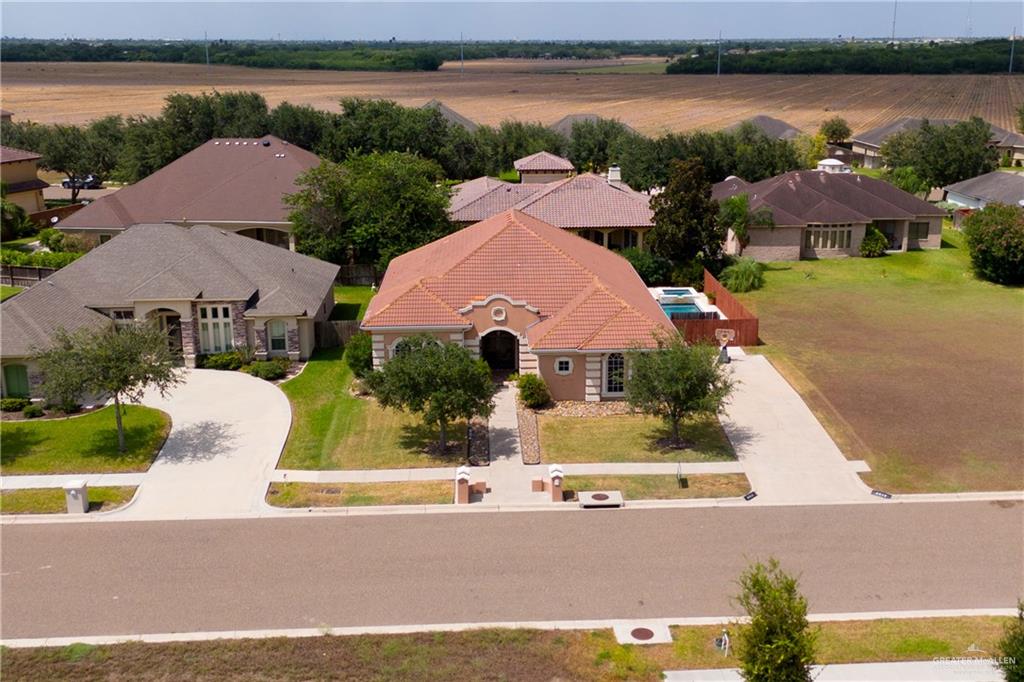 4414 Water's Edge Harlingen, TX 78552 - Photo 29 of 32 an aerial view of a house with outdoor space and lake view