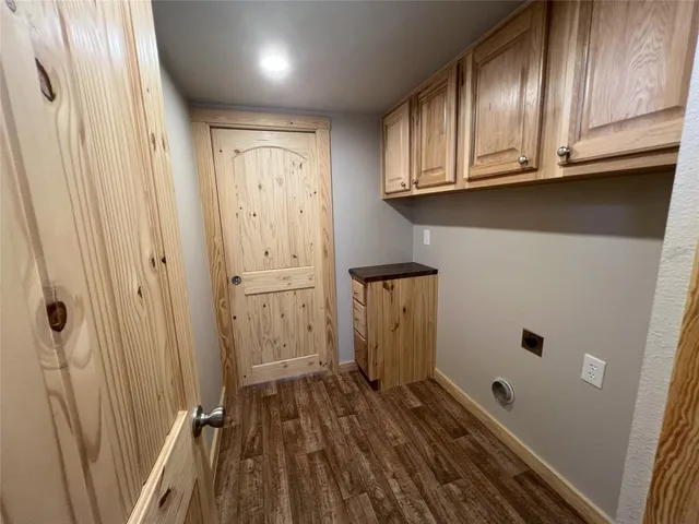 a view of a storage space