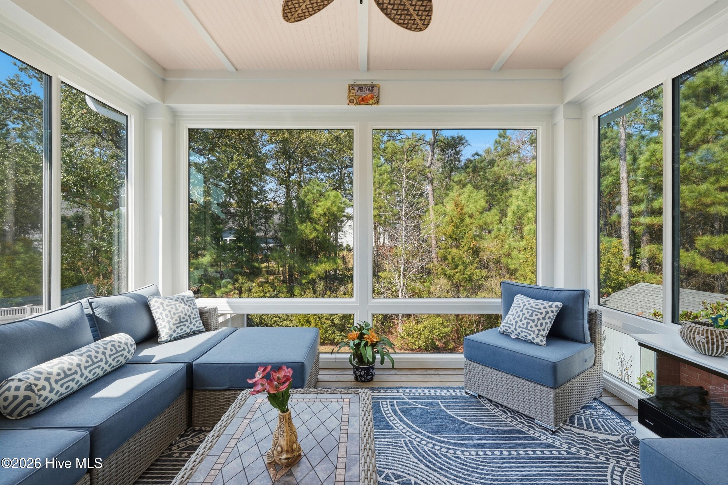 131 Everett Park Trail Holly Ridge, NC 28445 - Photo 39 of 120 Upstairs Sunroom