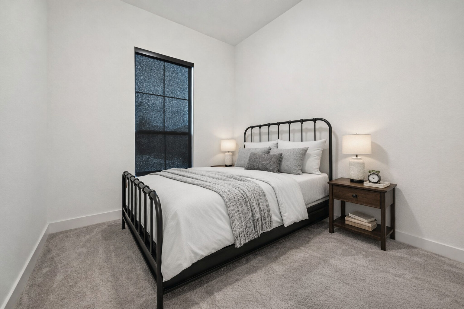 269 Iron Crk Way Kyle, TX 78640 - Photo 22 of 32 a bedroom with a bed and wooden floor