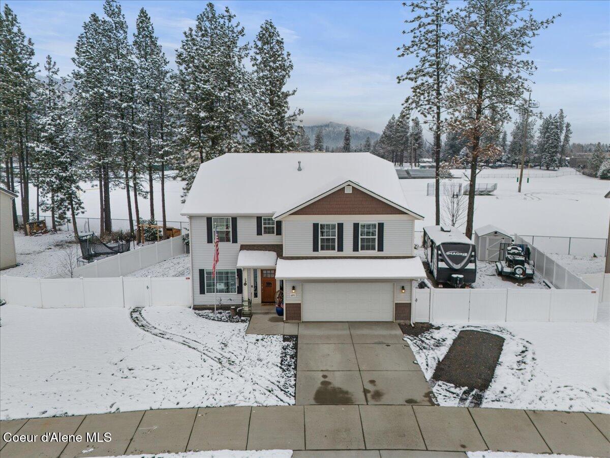 6891 Christine Street Rathdrum, ID 83858 - Photo 2 of 54 06-Aerial Front of Home