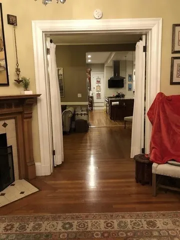 a view of a living room