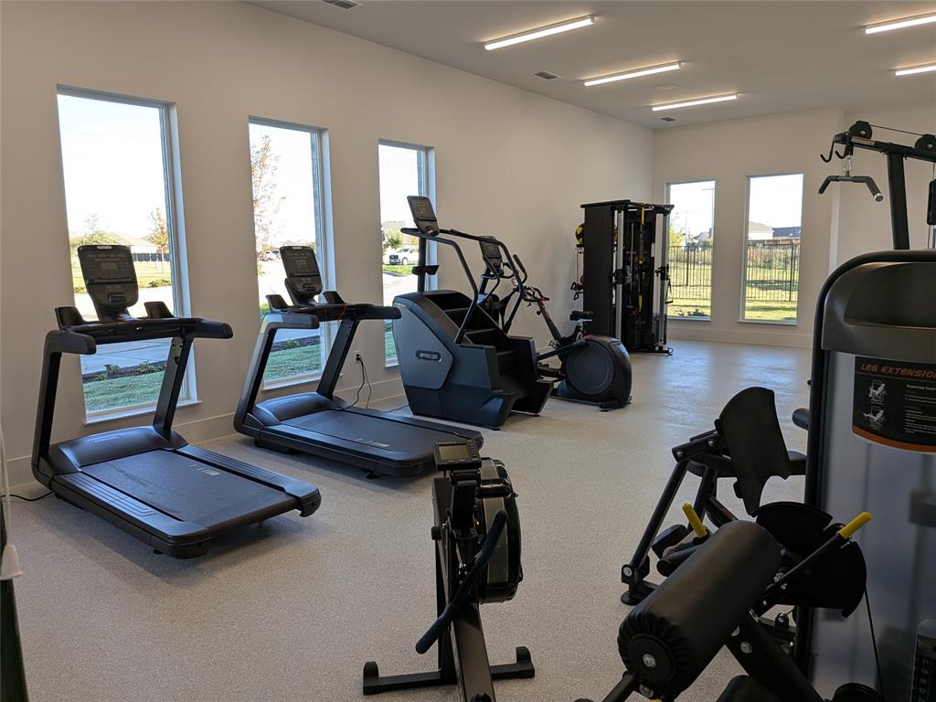 14004 Gaskin Street Pilot Point, TX 76258 - Photo 19 of 31 a view of a room with gym equipment