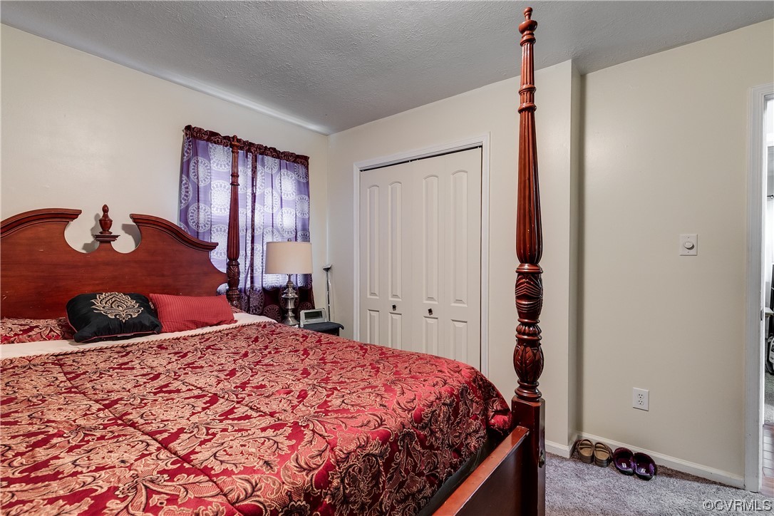 227 Hodder Lane Henrico, VA 23075 - Photo 13 of 24 a bedroom with a bed and a closet