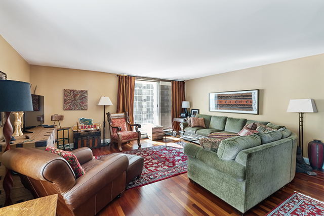 6033 North Sheridan Road, Unit 16A Chicago, IL 60660 - Photo 7 of 21 a living room with furniture and a flat screen tv