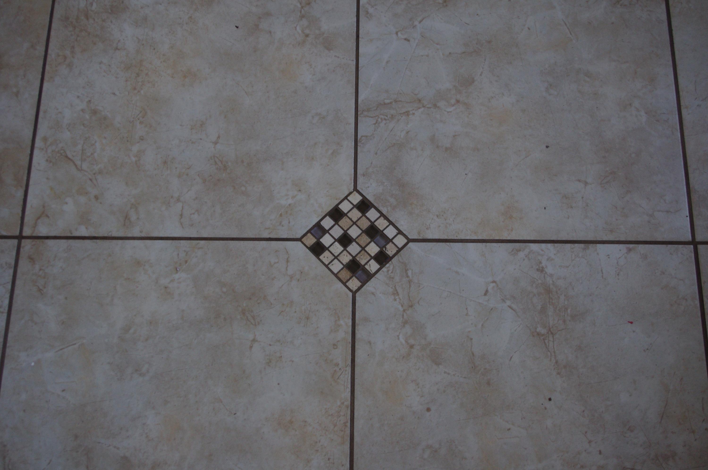 tile floor in kitchen