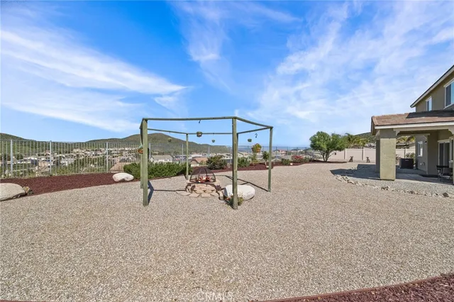 a room with view of a patio